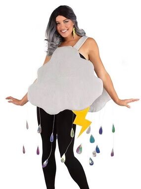 Silver Cloud & Lightning Costume, size Adult.